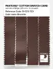 Product image 3 of the product “PANTONE® COTTON SWATCH CARD 19-1235 TCX Brunette ”