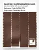 Product image 3 of the product “PANTONE® COTTON SWATCH CARD 19-1242 TCX Cambridge Brown ”