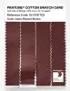 Product image 3 of the product “PANTONE® COTTON SWATCH CARD 19-1338 TCX Russet Brown ”