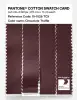Artikelbild 3 des Artikels “PANTONE® COTTON SWATCH CARD 19-1526 TCX Chocolate Truffle “