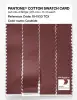 Product image 3 of the product “PANTONE® COTTON SWATCH CARD 19-1533 TCX Cowhide ”