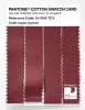 Product image 3 of the product “PANTONE® COTTON SWATCH CARD 19-1655 TCX Garnet ”