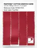Product image 3 of the product “PANTONE® COTTON SWATCH CARD 19-1664 TCX True Red ”