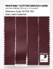 Product image 3 of the product “PANTONE® COTTON SWATCH CARD 19-1724 TCX Cabernet ”