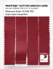 Product image 3 of the product “PANTONE® COTTON SWATCH CARD 19-1758 TCX Haute Red ”