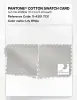 Product image 4 of the product “PANTONE® COTTON SWATCH CARD 11-4301 TCX Lily White ”