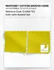 Product image 4 of the product “PANTONE® COTTON SWATCH CARD 12-0650 TCX Summer Sun ”