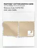 Product image 4 of the product “PANTONE® COTTON SWATCH CARD 12-0712 TCX Vanilla ”