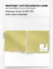 Product image 4 of the product “PANTONE® COTTON SWATCH CARD 12-0721 TCX Lemonade ”