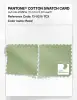 Product image 4 of the product “PANTONE® COTTON SWATCH CARD 13-0215 TCX Reed ”