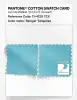 Product image 4 of the product “PANTONE® COTTON SWATCH CARD 13-4720 TCX Tanager Turquoise ”