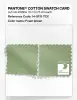 Product image 4 of the product “PANTONE® COTTON SWATCH CARD 14-0115 TCX Foam Green ”