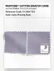 Product image 4 of the product “PANTONE® COTTON SWATCH CARD 14-3904 TCX Evening Haze ”