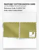 Product image 4 of the product “PANTONE® COTTON SWATCH CARD 15-0533 TCX Linden Green ”