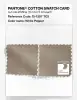 Product image 4 of the product “PANTONE® COTTON SWATCH CARD 15-1307 TCX White Pepper ”