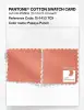 Product image 4 of the product “PANTONE® COTTON SWATCH CARD 15-1433 TCX Papaya Punch ”