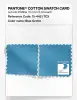 Product image 4 of the product “PANTONE® COTTON SWATCH CARD 15-4421 TCX Blue Grotto ”