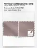 Product image 4 of the product “PANTONE® COTTON SWATCH CARD 16-1509 TCX Shadow Gray ”