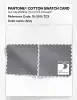 Product image 4 of the product “PANTONE® COTTON SWATCH CARD 16-3915 TCX Alloy ”