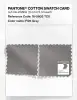 Product image 4 of the product “PANTONE® COTTON SWATCH CARD 16-5803 TCX Flint Gray ”