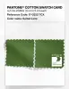 Product image 4 of the product “PANTONE® COTTON SWATCH CARD 17-0232 TCX Salted Lime ”