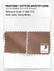 Product image 4 of the product “PANTONE® COTTON SWATCH CARD 17-1226 TCX Tawny Brown ”