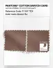 Product image 4 of the product “PANTONE® COTTON SWATCH CARD 17-1417 TCX Beaver Fur ”
