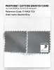 Product image 4 of the product “PANTONE® COTTON SWATCH CARD 17-4402 TCX Neutral Gray ”