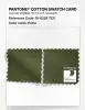 Product image 4 of the product “PANTONE® COTTON SWATCH CARD 18-0228 TCX Pesto ”