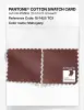 Artikelbild 4 des Artikels “PANTONE® COTTON SWATCH CARD 18-1425 TCX Mahogany “