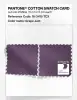 Product image 4 of the product “PANTONE® COTTON SWATCH CARD 18-3415 TCX Grape Jam ”