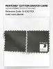 Product image 4 of the product “PANTONE® COTTON SWATCH CARD 19-0312 TCX Beetle ”