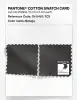 Product image 4 of the product “PANTONE® COTTON SWATCH CARD 19-0405 TCX Beluga ”