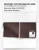 Product image 4 of the product “PANTONE® COTTON SWATCH CARD 19-1118 TCX Chestnut ”