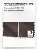 Product image 4 of the product “PANTONE® COTTON SWATCH CARD 19-1216 TCX Chocolate Martini ”
