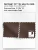 Product image 4 of the product “PANTONE® COTTON SWATCH CARD 19-1224 TCX Fondue Fudge ”