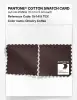 Product image 4 of the product “PANTONE® COTTON SWATCH CARD 19-1419 TCX Chicory Coffee ”