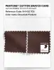 Product image 4 of the product “PANTONE® COTTON SWATCH CARD 19-1432 TCX Chocolate Fondant ”