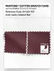 Product image 4 of the product “PANTONE® COTTON SWATCH CARD 19-1524 TCX Oxblood Red ”