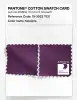 Product image 4 of the product “PANTONE® COTTON SWATCH CARD 19-3022 TCX Gloxinia ”