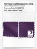 Artikelbild 4 des Artikels “PANTONE® COTTON SWATCH CARD 19-3528 TCX Imperial Purple “