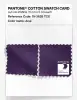 Artikelbild 4 des Artikels “PANTONE® COTTON SWATCH CARD 19-3628 TCX Acai “