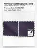 Product image 4 of the product “PANTONE® COTTON SWATCH CARD 19-3725 TCX Purple Velvet ”