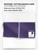 Product image 4 of the product “PANTONE® COTTON SWATCH CARD 19-3730 TCX Gentian Violet ”