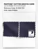 Product image 4 of the product “PANTONE® COTTON SWATCH CARD 19-3810 TCX Eclipse ”