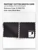 Product image 4 of the product “PANTONE® COTTON SWATCH CARD 19-3909 TCX Black Bean ”