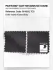 Product image 4 of the product “PANTONE® COTTON SWATCH CARD 19-4002 TCX Camo Gray ”