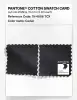 Product image 4 of the product “PANTONE® COTTON SWATCH CARD 19-4006 TCX Caviar ”