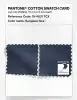 Product image 4 of the product “PANTONE® COTTON SWATCH CARD 19-4031 TCX Sargasso Sea ”