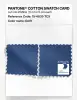 Product image 4 of the product “PANTONE® COTTON SWATCH CARD 19-4039 TCX Delft ”